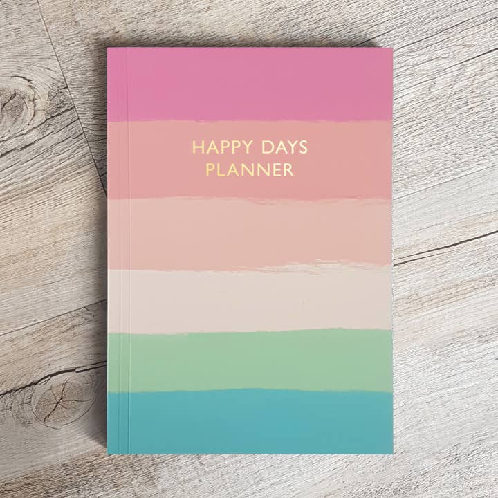 Glückstagebuch „Happy Days Planner“ | Ein Tag pro Seite für den Großhandel von The Personalised Stationery Company Ltd