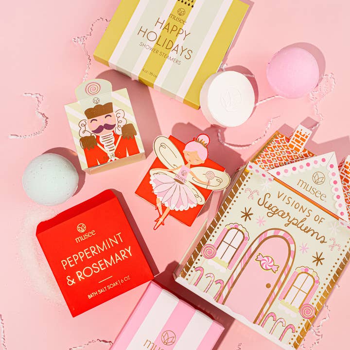 Musee - Wholesale Bath & Body Set - Visions of Sugarplums Bath Balm & Eye Mask Set2