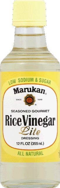 Hudson Meat Company - Wholesale Vinegar - VINEGAR RICE LITE SEASONED    -    MARUKAN VINEGAR0