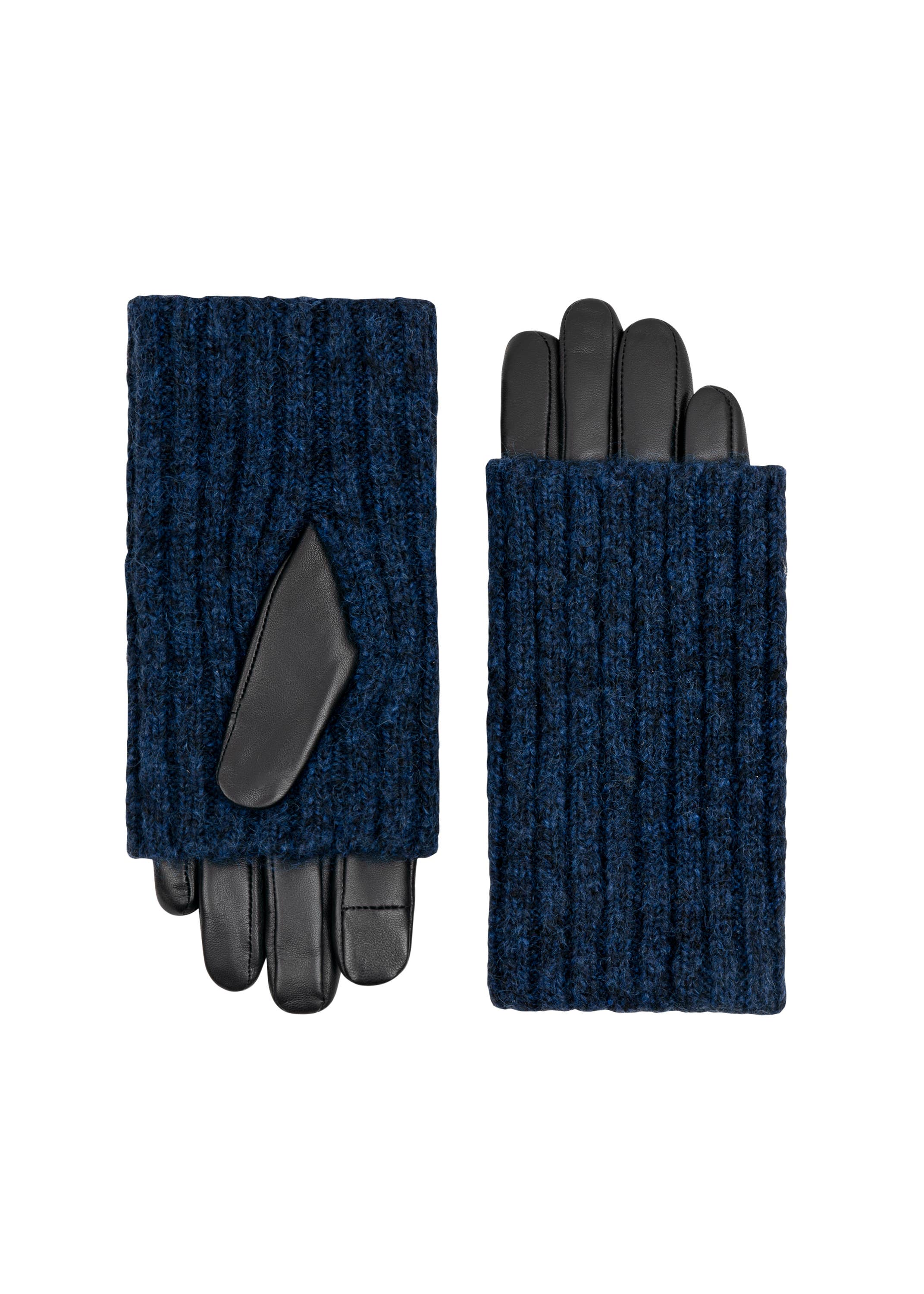 AMATO NEWYORK                          Carolina Amato – wholesale Handskar - Dam – (LT115) Touch Tech Wood Smoke Overlay Damhandskar1