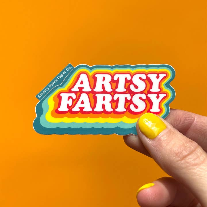 Smarty Pants Paper - Wholesale Sticker - Artsy Fartsy Sticker3