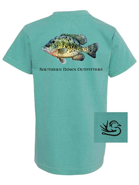 Crappie Youth Tee for wholesale by Southern Down Outfitters