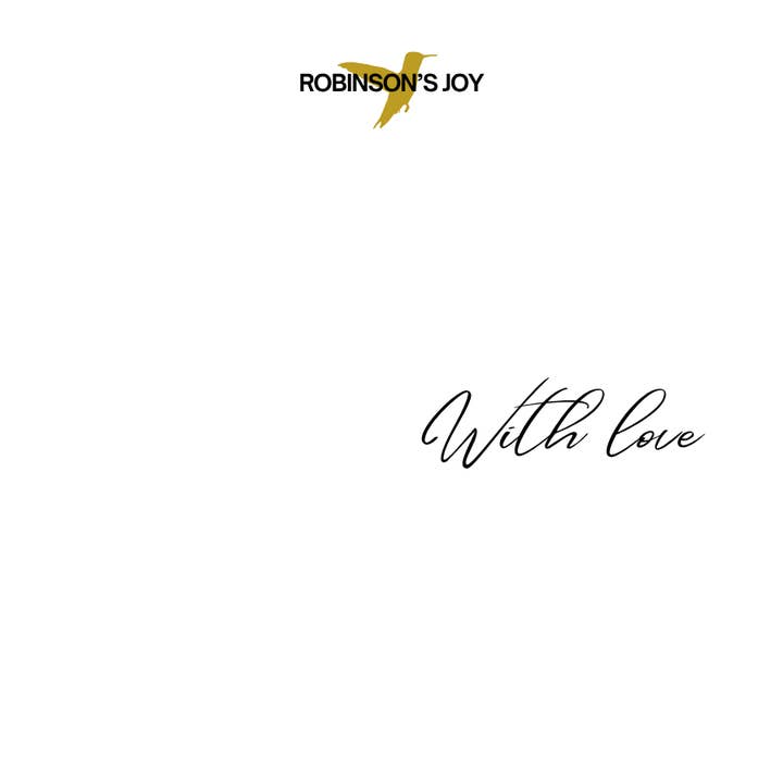 ROBINSON'S JOY - Wholesale Travel Candles - "With Love" 2oz Candle- The Joyful Moments Collection2