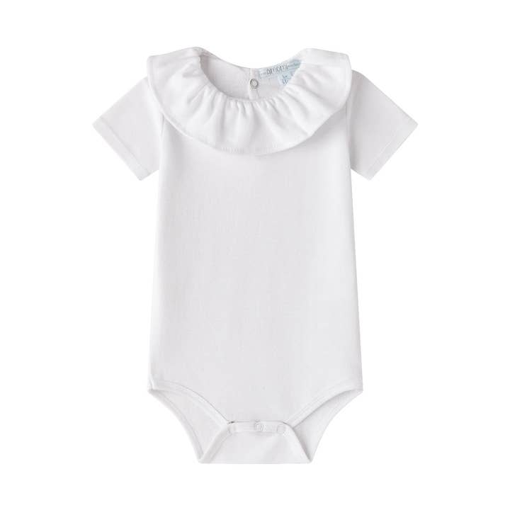 Summer baby bodysuit new born ruffle neck cotton A71520 and other Purchase Wholesale plain white onesies. Free Returns & Net 60 Terms on Faire trending on Faire.