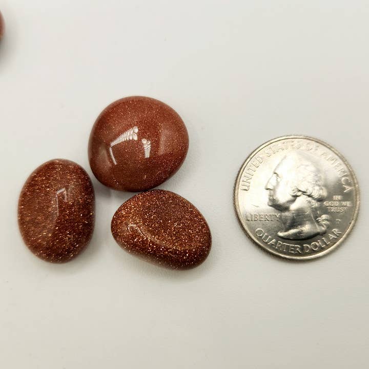 Meraki Gemstones - Wholesale Spiritual Stone/Crystal - Goldstone Tumbled Gemstones 10-20mm (0.5kg/1.1 lbs.)4