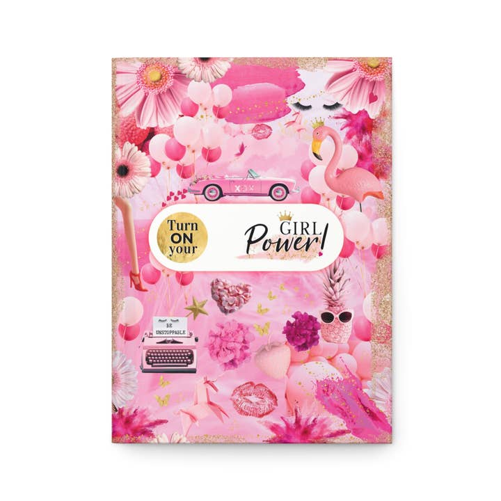 Girl Power 24/7 – Großhandel Tagebuch – Schalte Dein Girl Power Hardcover-Journal ein - Hot Pink6