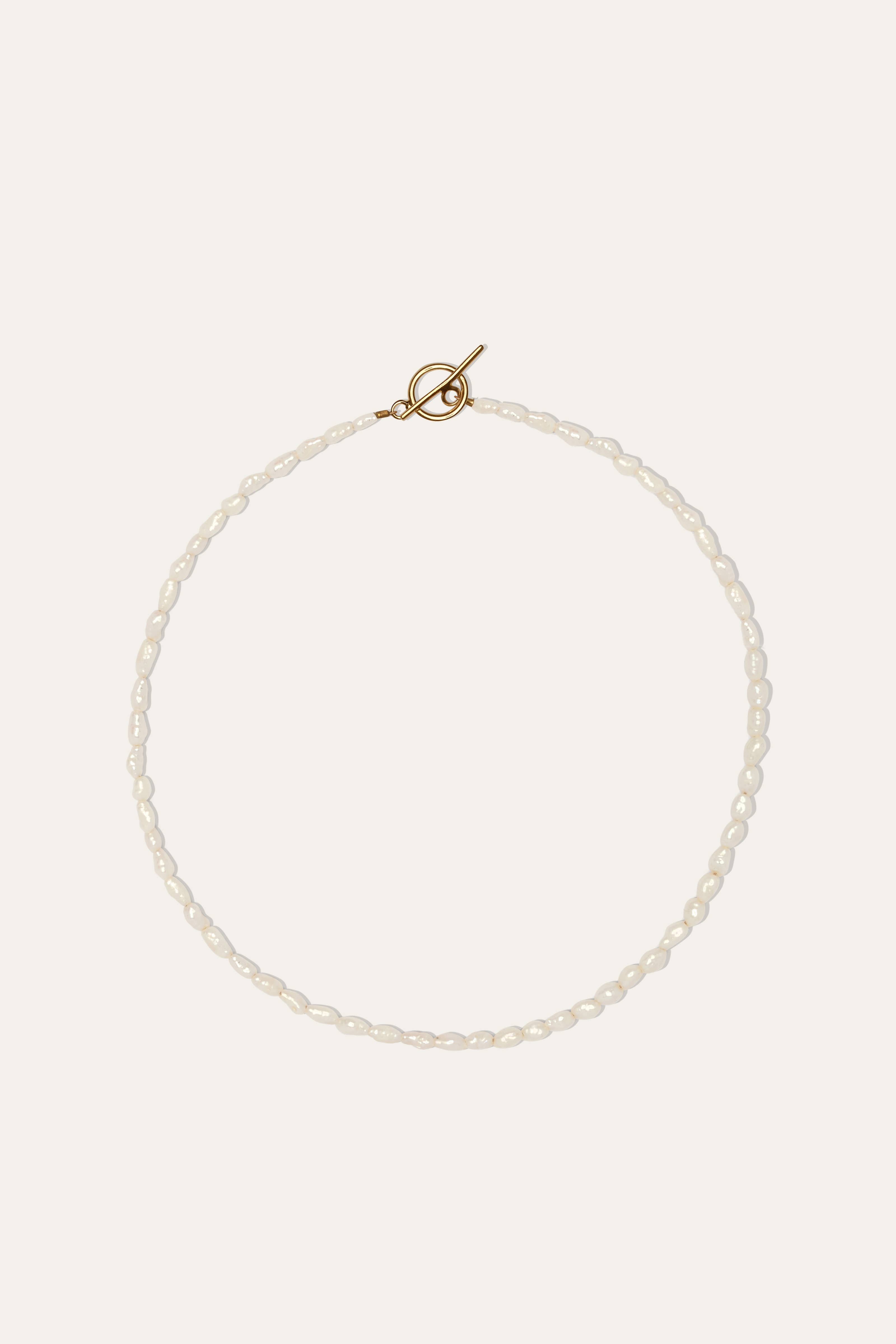 Yam - Wholesale Choker/Collar - Rice Pearl Choker