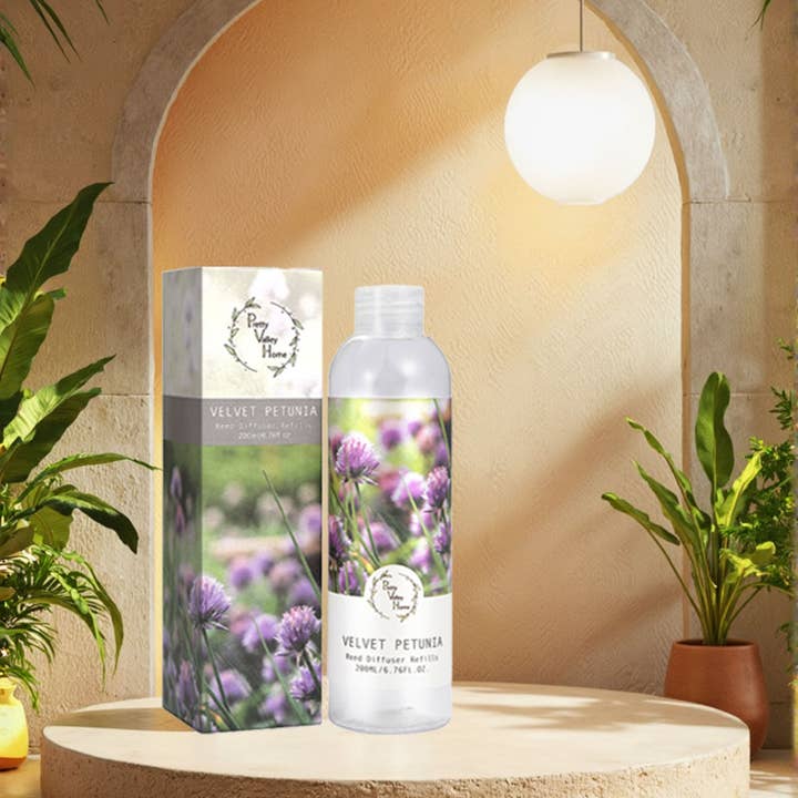 Pretty Valley Home - Wholesale Fragrance Oil - 200ml Fragrance Diffuser Refill Oil - Velvet Petunia