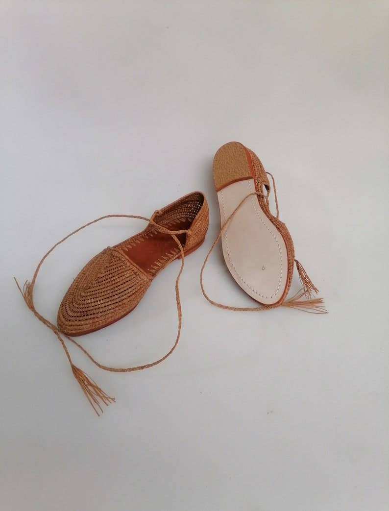 craftberber – wholesale Sandals – Women's – Handmade raffia sandals, summer sandals, women's summer1