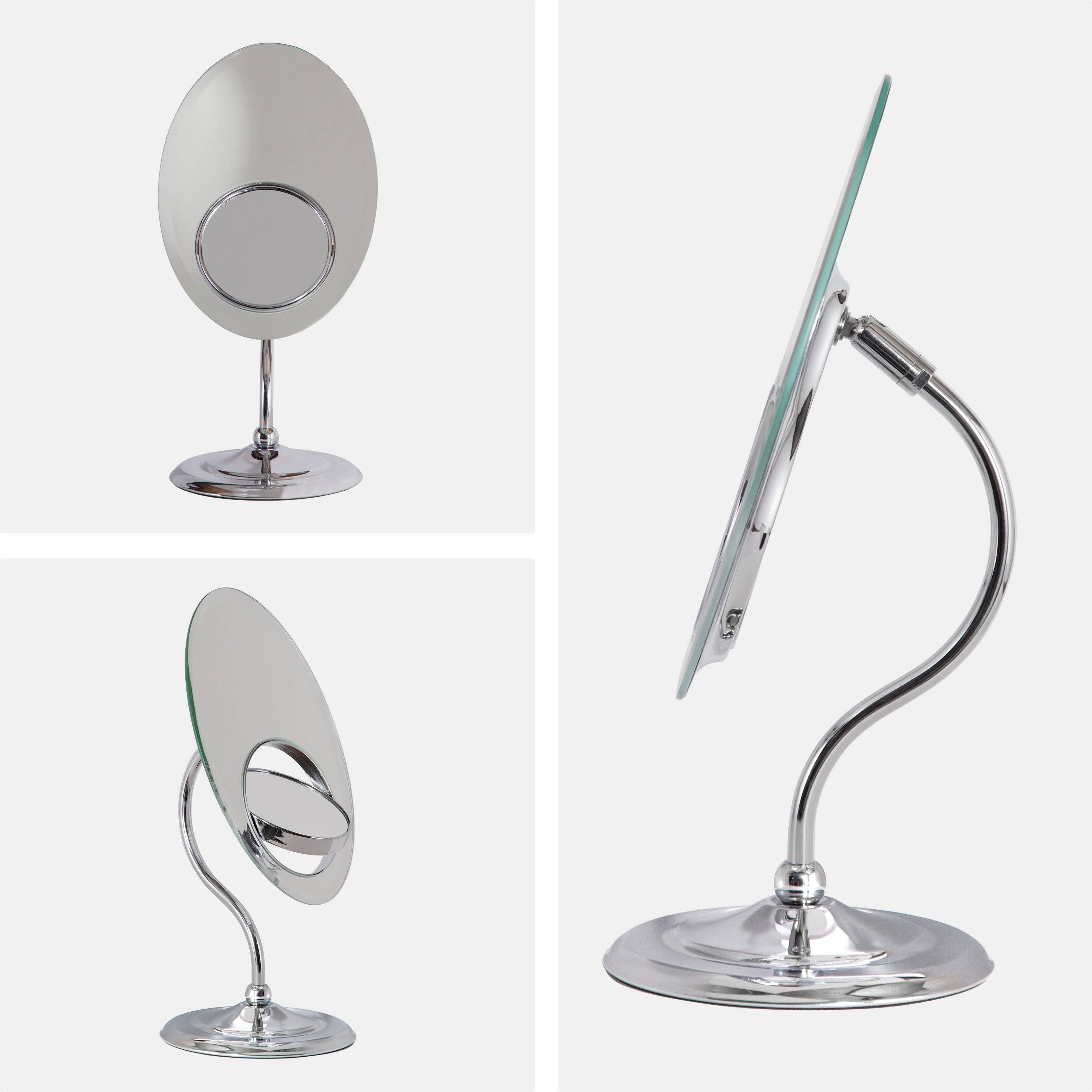 Zadro, Inc. - Wholesale Makeup Mirror - Tri-Optics Beveled Makeup Mirror with Magnification4