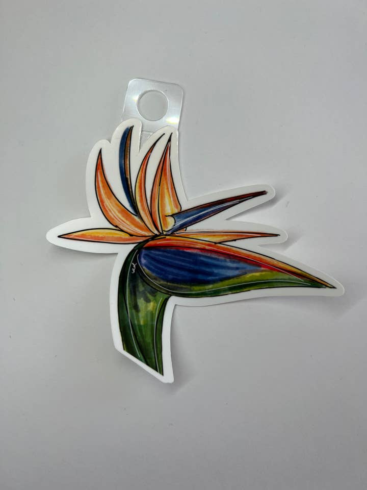 Bird of paradise Sticker for wholesale by Irie and Haze