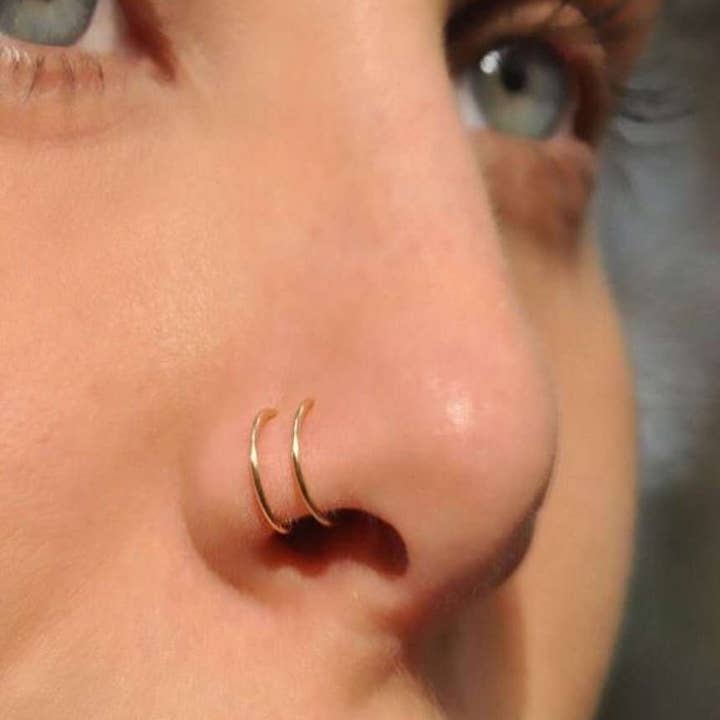 Gold Klassischer goldener Nasenring für den Großhandel auf Faire5