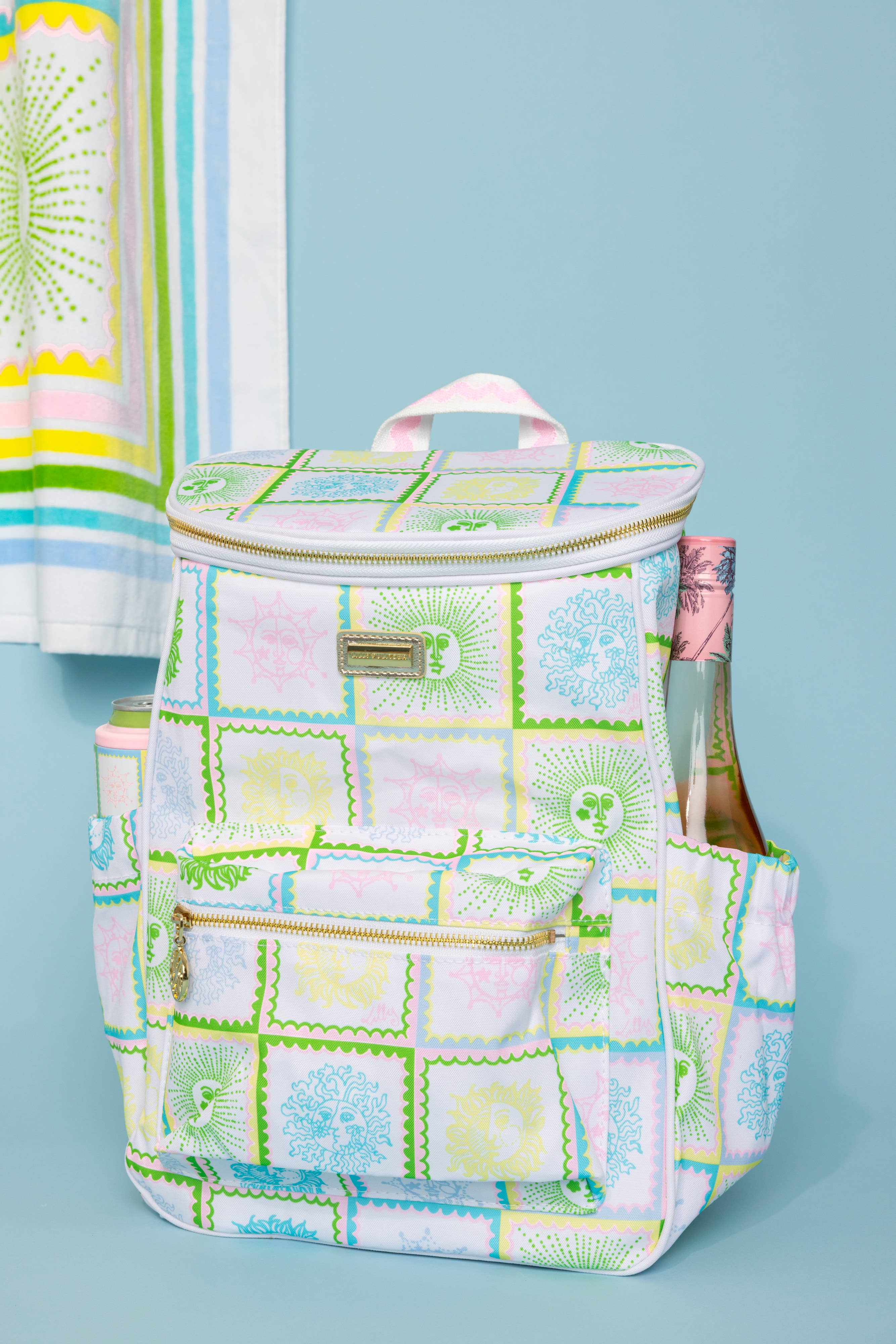Lilly Pulitzer by Lifeguard Press - Wholesale Cooler/Cooler Bag - Backpack Cooler, Sun Tiles Home4