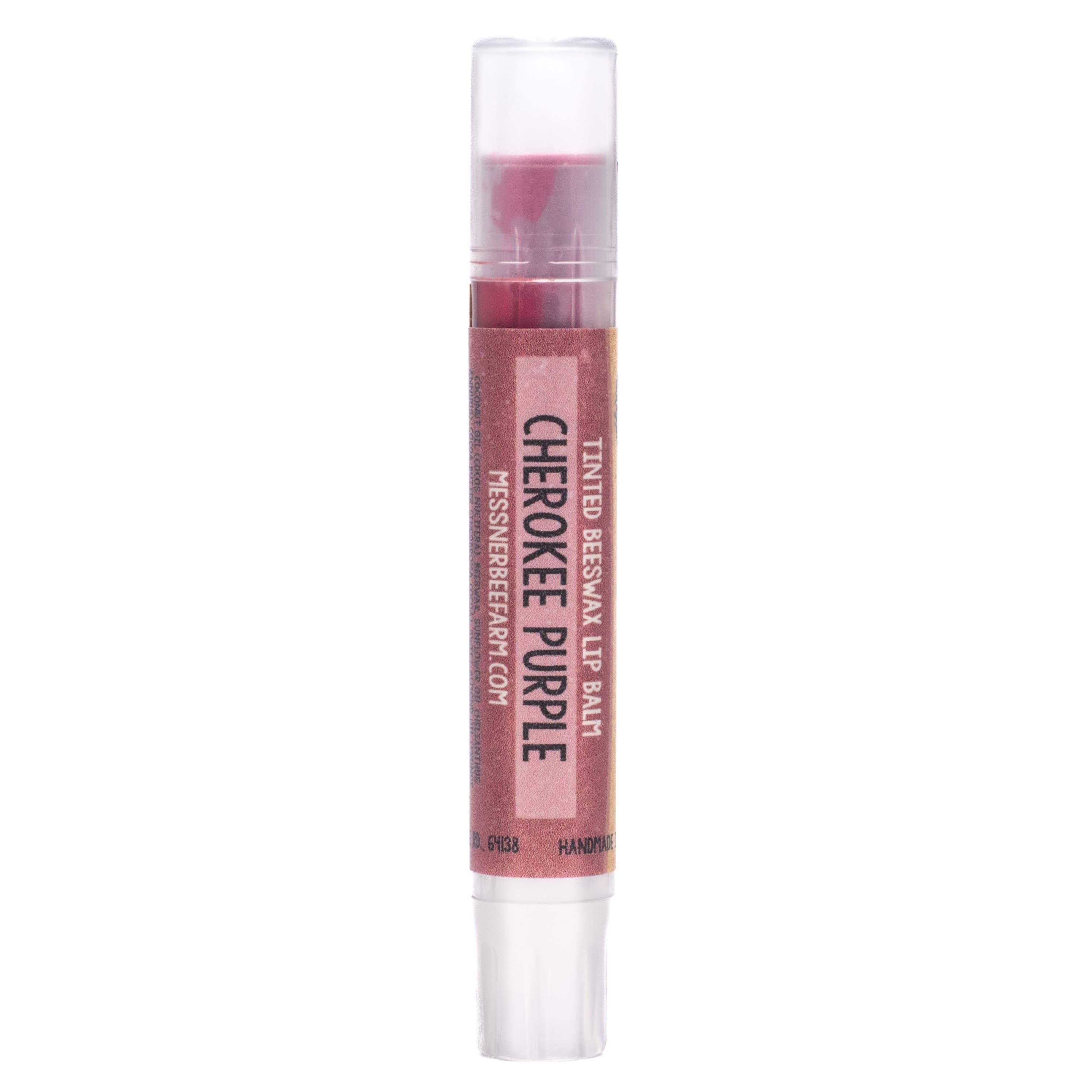 Messner Bee Farm - Wholesale Lip Balm - Cherokee Purple Tinted Lip Balm3