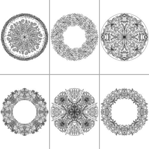 ColorFall Editions – Großhandel Malbuch – Erwachsene – Weihnachts-Mandala-Malbuch für Erwachsene