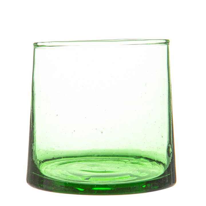 Rinkit Ltd - Wholesale Drinking Glass/Cup - Nicola Spring Merzouga Recycled Tumbler Glass 200ml Green