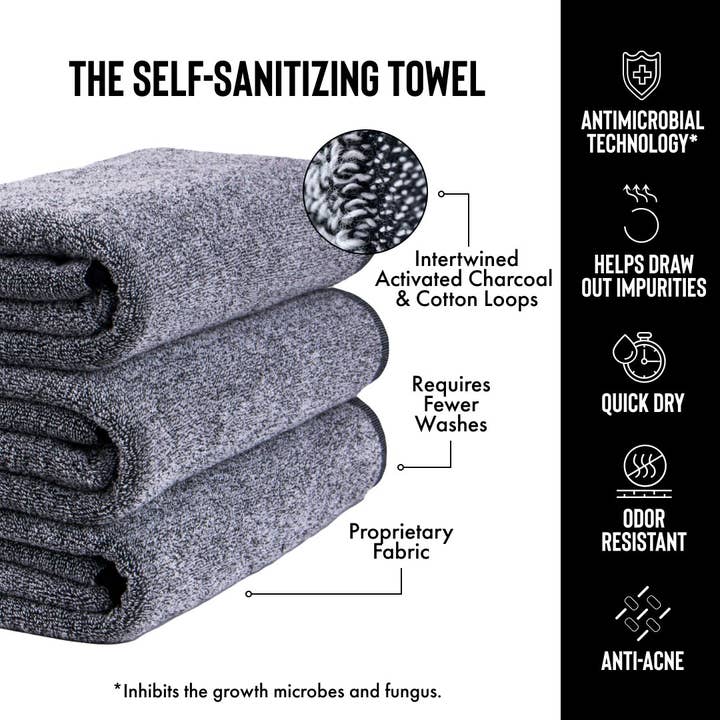 Black Heather The Charcoal Towel for wholesale on Faire