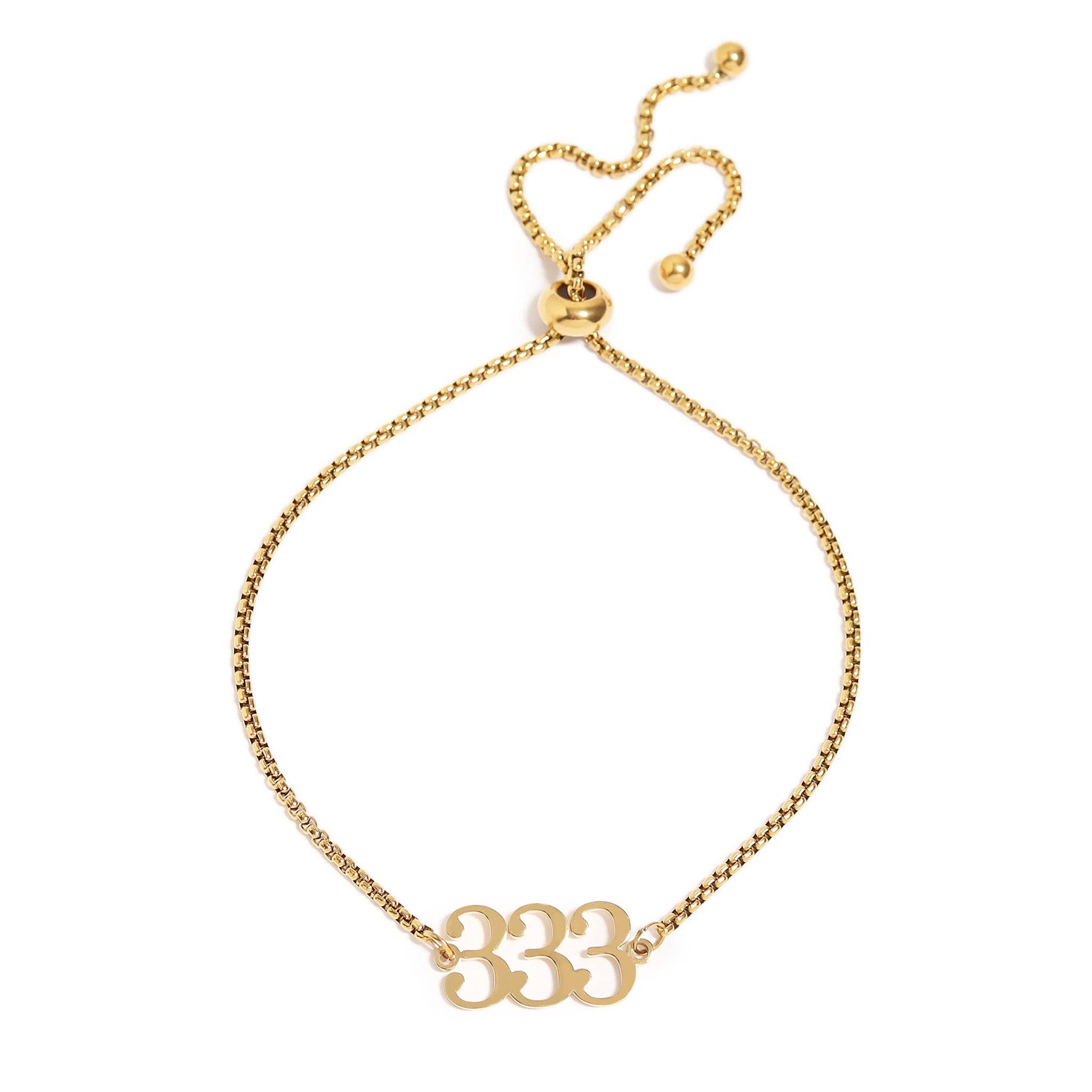 WJW – Engroshandel Armbånd med vedhæng – 18K forgyldt PVD rustfrit stål armbånd med engletal19