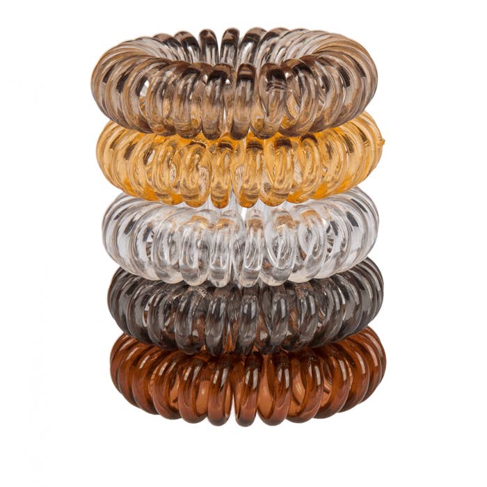 Out of the blue KG - Wholesale Hair Tie - Plastic hair ribbon, Telephone cord,2