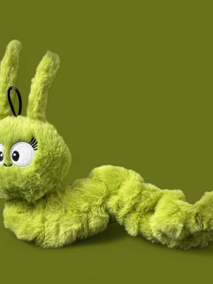 Connie Caterpillar Plush Tug Toy Dog- 100% Recycled Material for wholesale by Pals For Paws