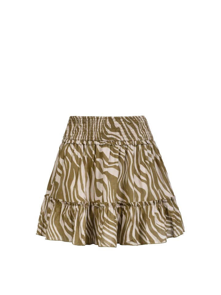 Devon Skirt In Serengeti for wholesale by Change of Scenery