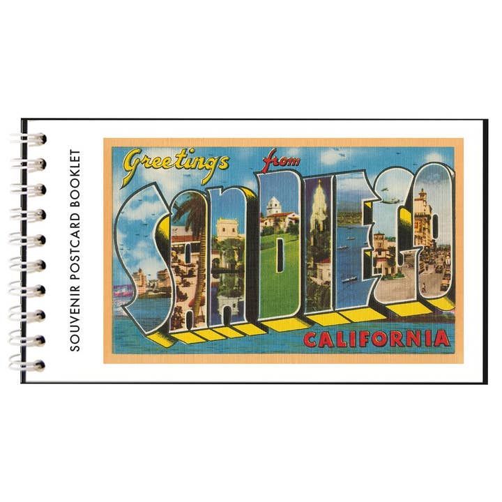 Found Image Press – Engroshandel Postkortsæt – SAN DIEGO Postkort hæfte