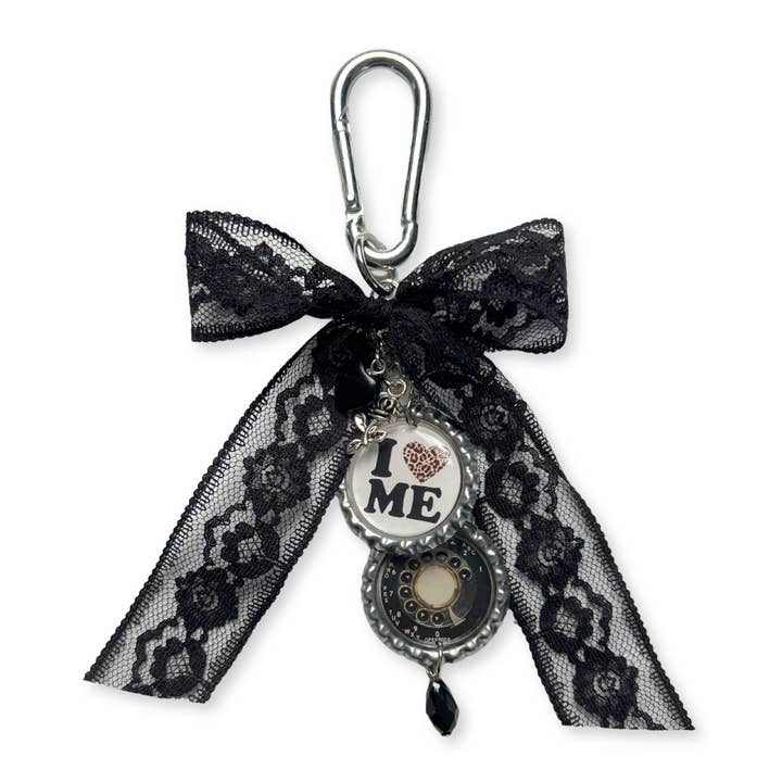 'I <3 ME' Bag Charm for wholesale by Painted Lady