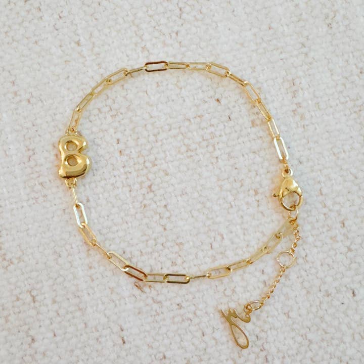 Ellison+Young - Vendita all'ingrosso Bracciali a catena e a maglie - Bracciale Iniziale Mini Palloncino