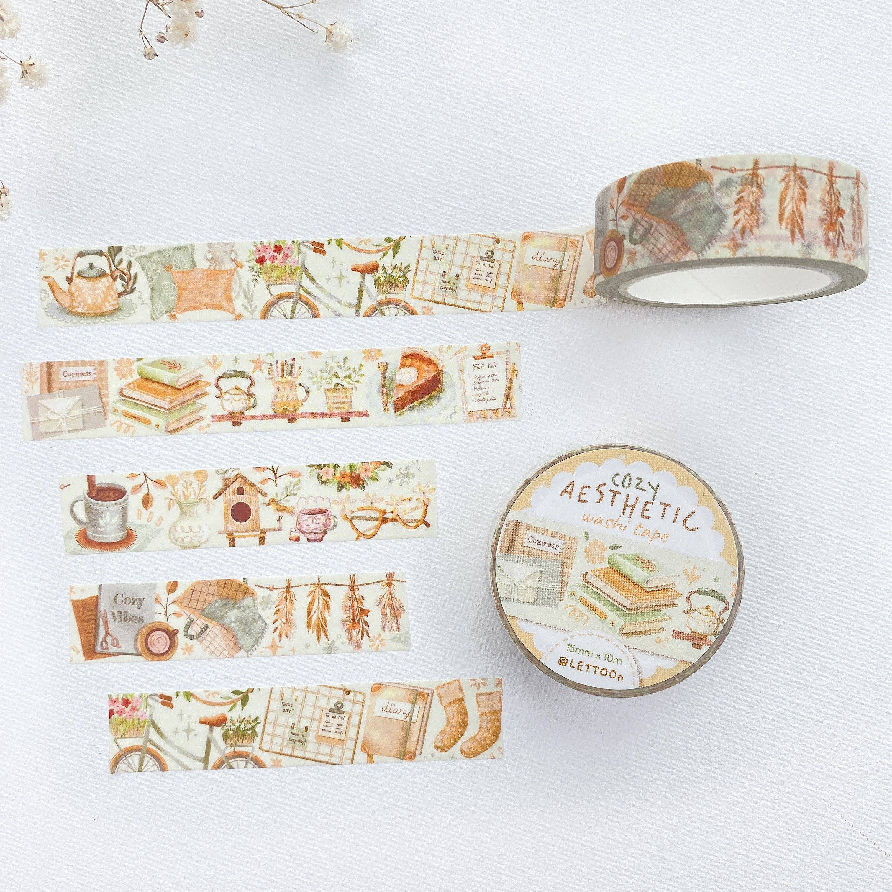 Lettoon - Wholesale Washi Tape - Washi Tape - Cozy Aesthetic2