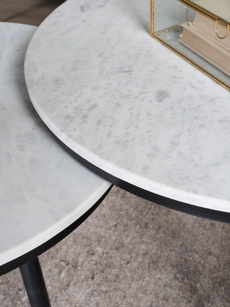 Home67 - Wholesale Side Table - Melle coffee table - Marble - 55 cm2