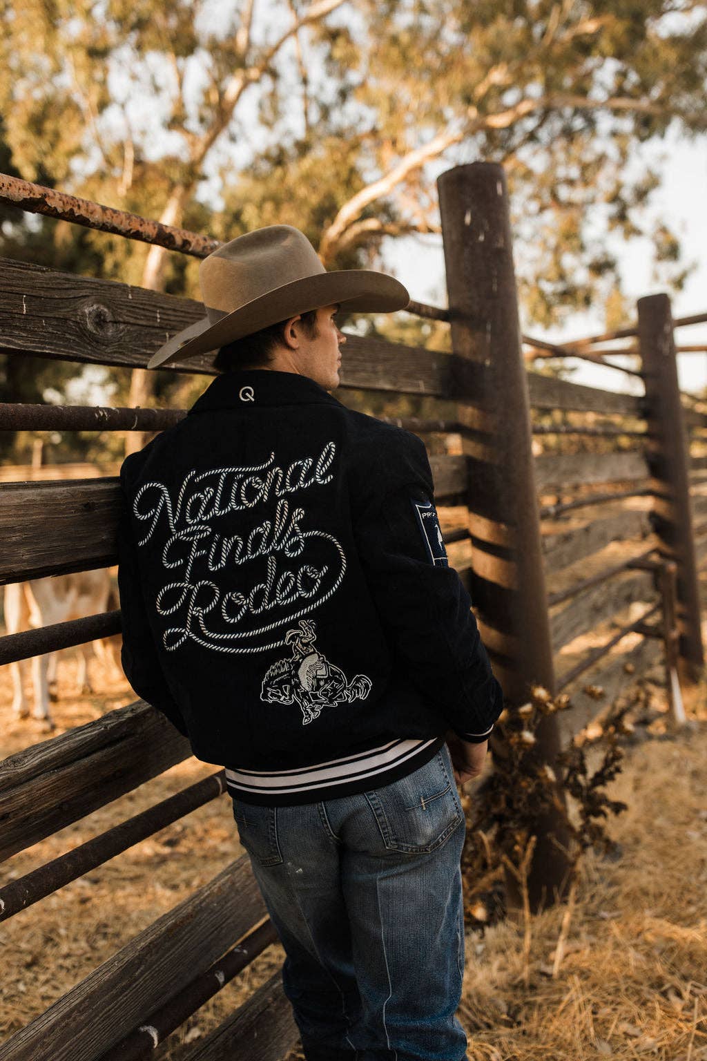Rodeo Quincy - Wholesale Varsity/Baseball Jacket - Women's - Vintage NFR Corduroy Bomber2