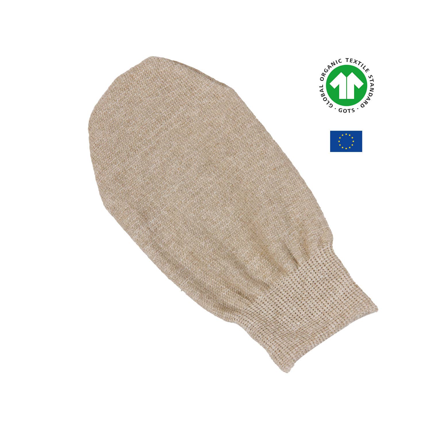 Anaé - Vendita all'ingrosso Guanti/muffole esfolianti - Guanto esfoliante Hammam in lino e cotone biologico