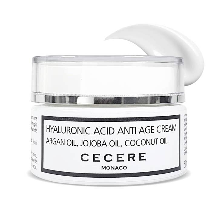 Cecere Monaco (Cecere Laboratories - Cecere Group)) - Wholesale Anti-aging moisturizer - Hyaluronzuurcrème met arganolie Jojoba-olie Kokosolie