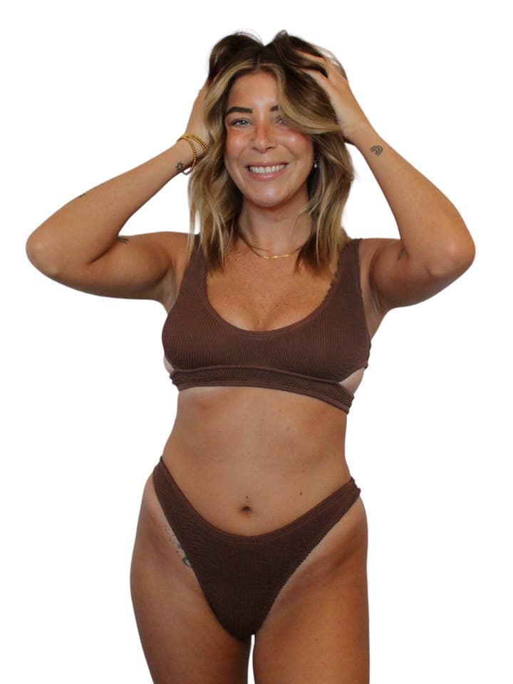Lokal Swim Co. - Wholesale Swim Top - Women's - Kiera Top - Coconut