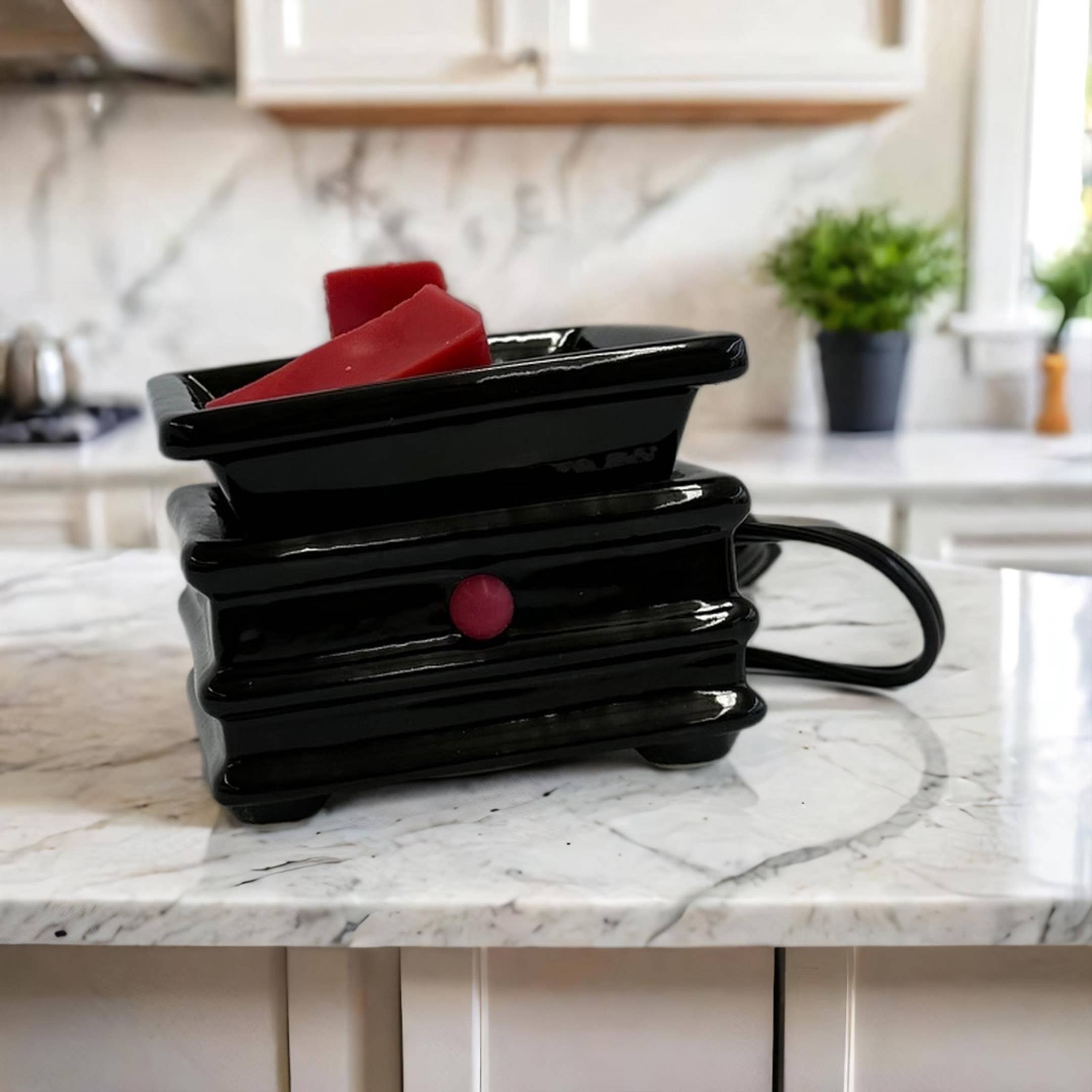 The Candle Daddy - Wholesale Wax Warmer - Electric Ceramic Wax Melt & Candle Warmer - Square Black2