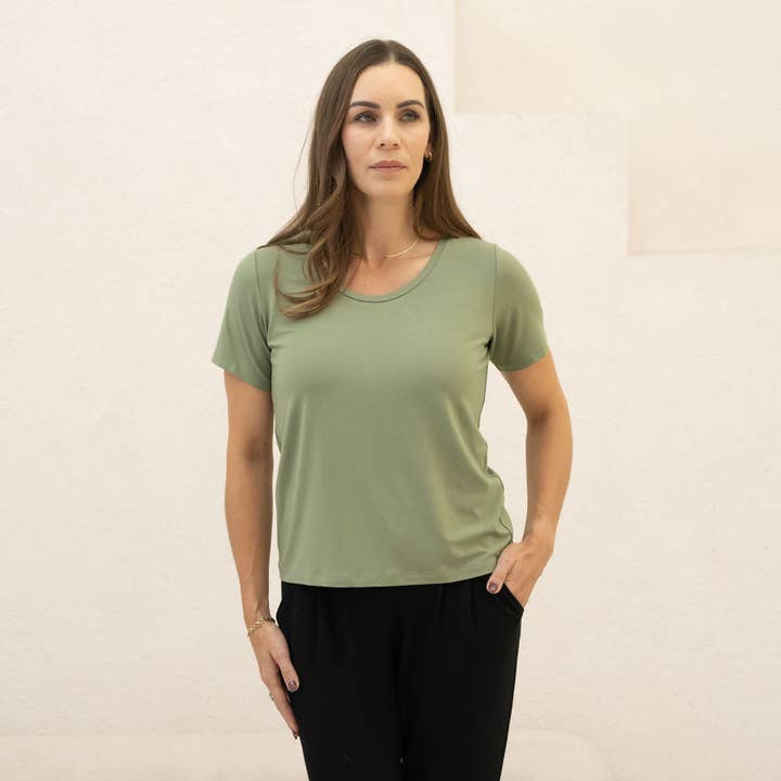 The Going Places Scoop Tee for wholesale by Encircled