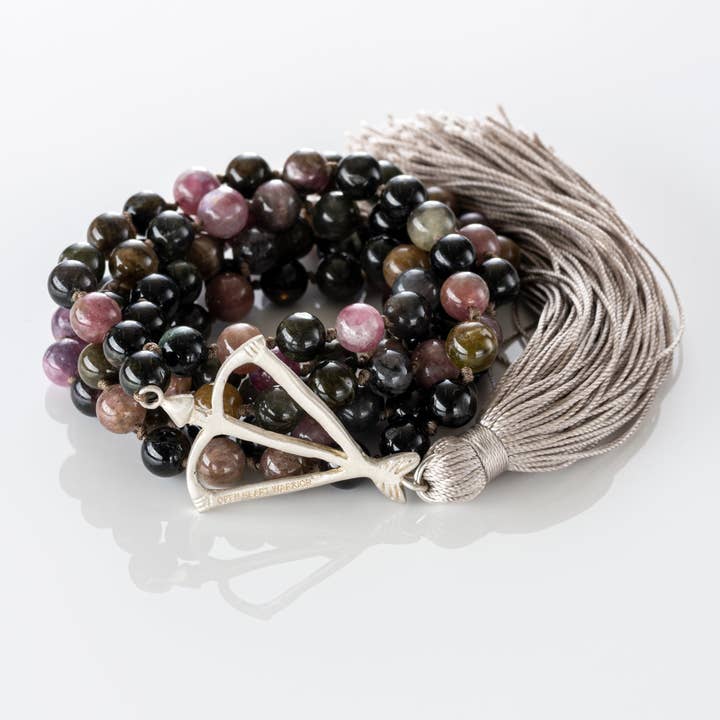Mala en tourmaline pastèque pour la vente par Open Heart Warrior