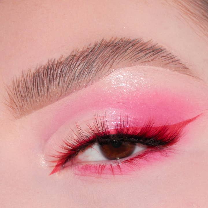 Kara Beauty - Wholesale False/Fake Eyelashes - RED OMBRE Colored FABULASHES 3D Faux Mink False Eyelashes