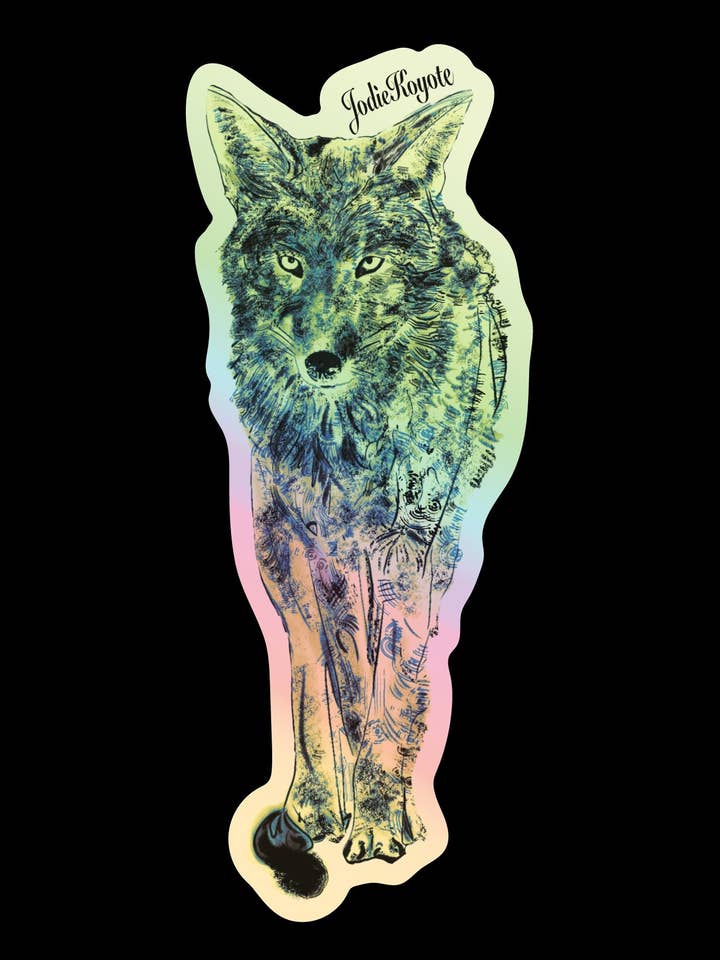Adesivo Coyote per la vendita all'ingrosso da parte di JodieKoyote