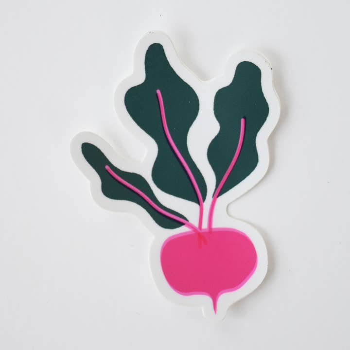 Beet Sticker for wholesale by Fond Printed Goods