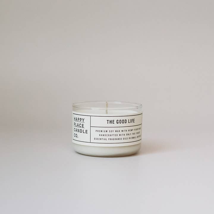 Vela de 4oz La Buena Vida para venta al por mayor de Happy Place Candle Co.