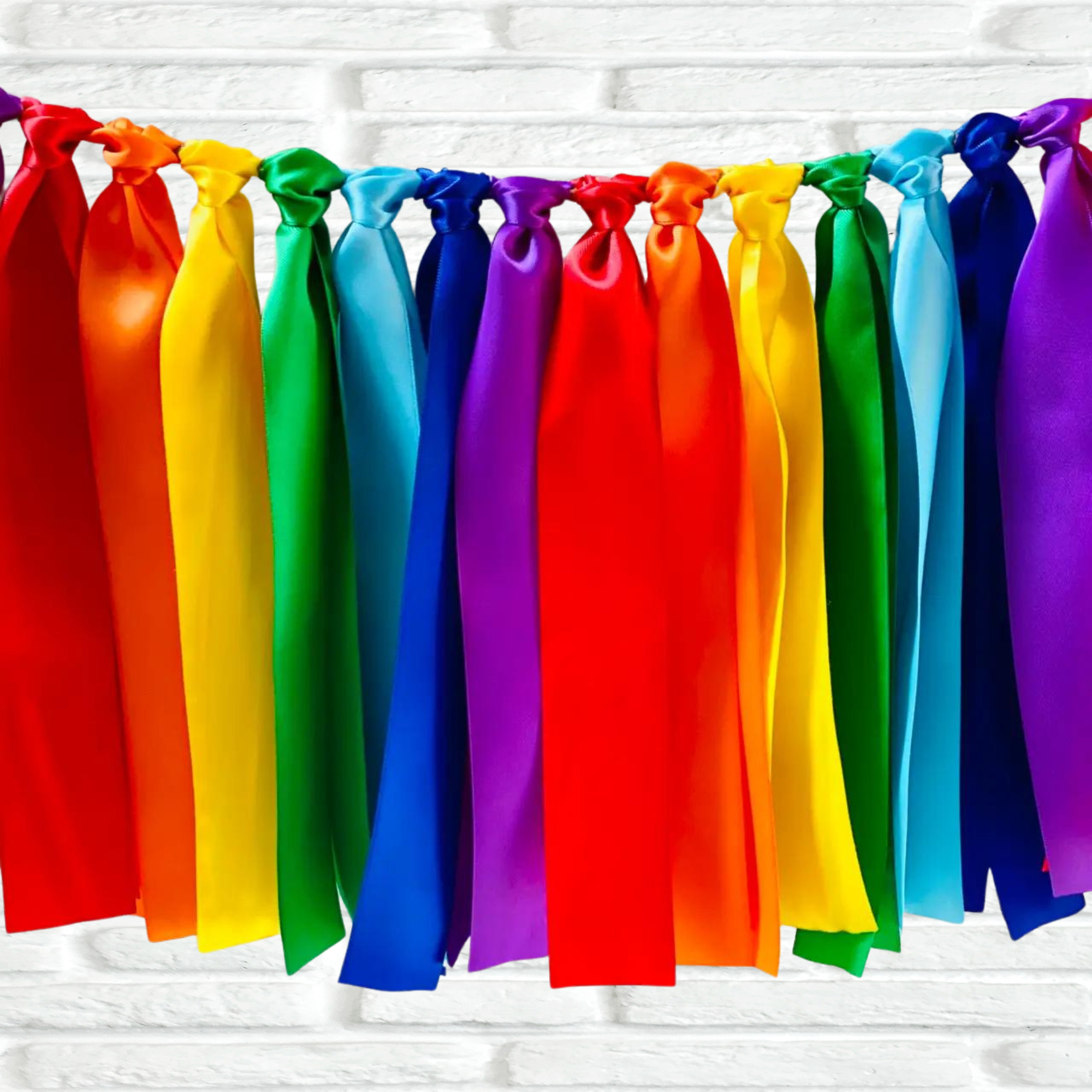 The Party Teacher - Wholesale Bunting/Garland - Rainbow or Art Ribbon Bunting7