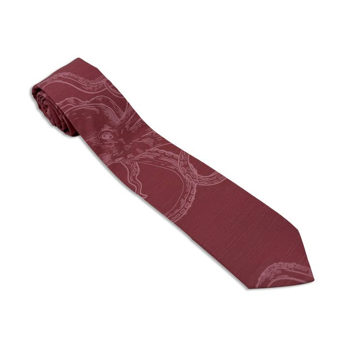 Sea Creature (red) for wholesale by Bombora Ties