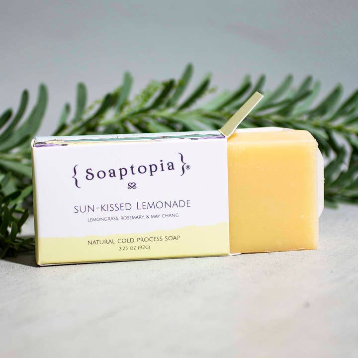 Sun Kissed Lemonade Handmade Soap for wholesale by Soaptopia