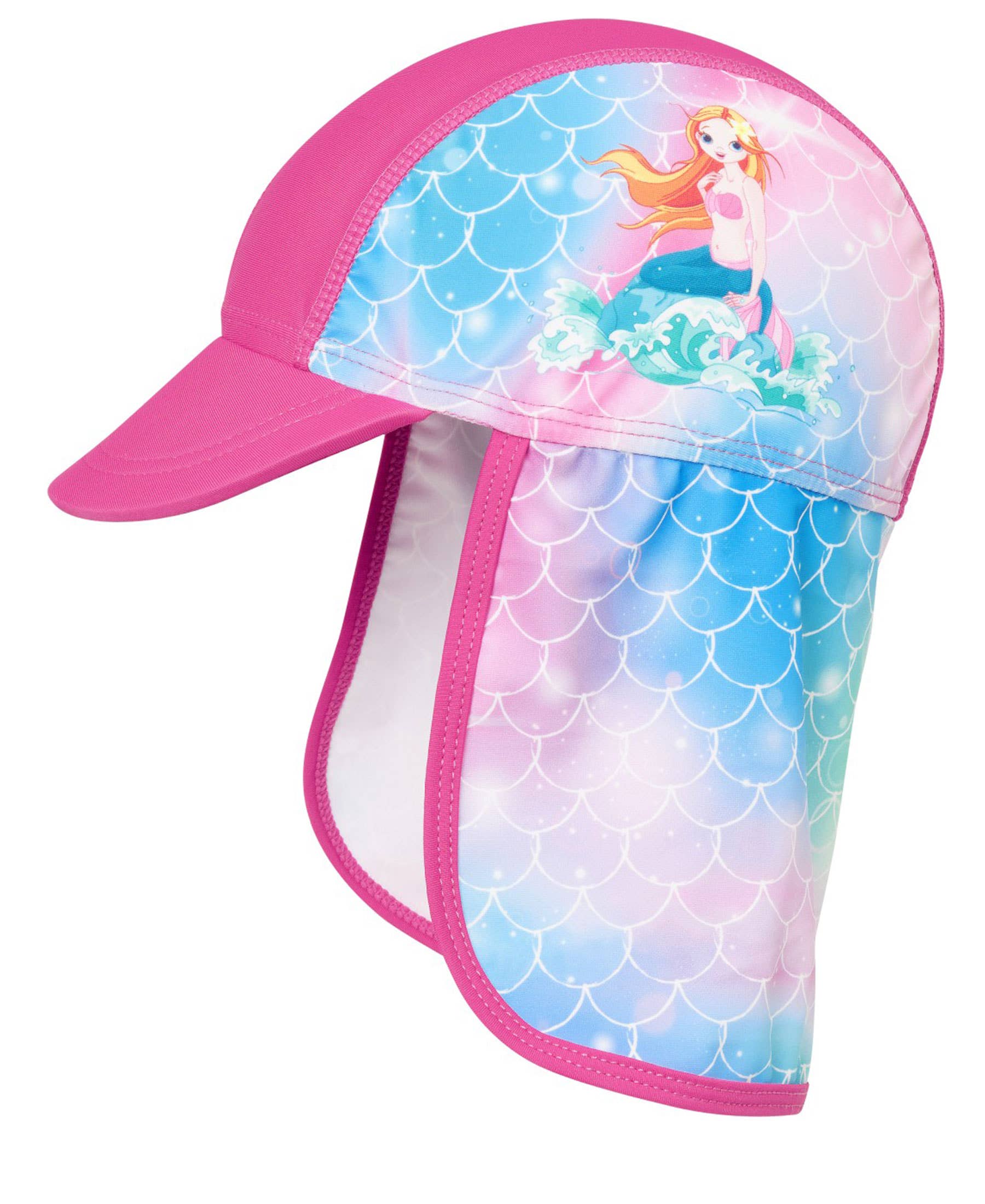 pink UV-Schutz Mütze Meerjungfrau für den Großhandel auf Faire