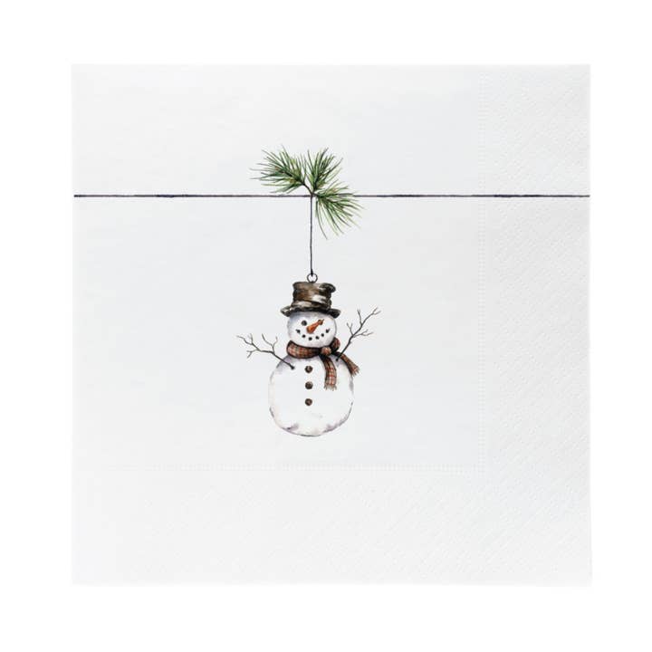sögne napkin lunch tradition snowman for wholesale by Sögne Home