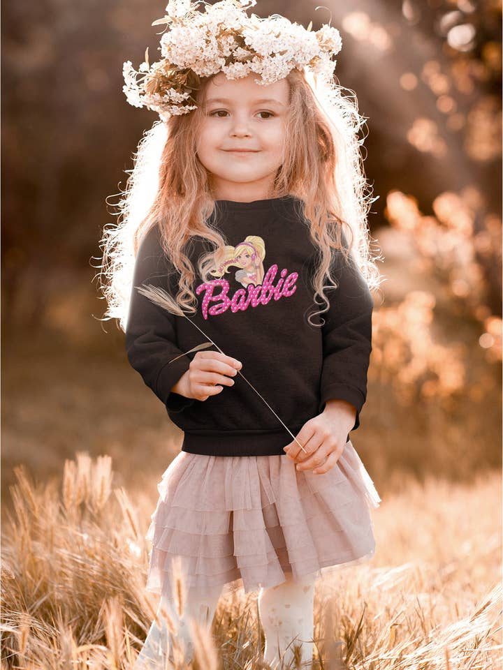 Sudadera de cuello redondo para niña - Barbie Music para venta al por mayor de IALD