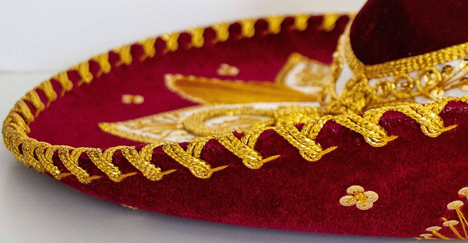 FESTMEX – Großhandel Cowboyhut – Unisex – Authentischer mexikanischer Sombrero Mariachi Charro Hut für Erwachsene, hochwertiger mexikanischer Hut für Kostümpartys, 5 de Mayo, 16 de Septiembre5