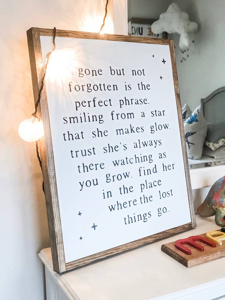 Where The Lost Things Go Wood Sign for wholesale by The Shed Interiors