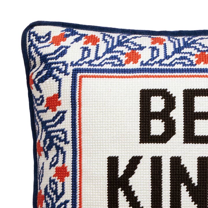 Peking Handicraft - Wholesale Throw/Decorative Pillow - Be Kind ( Of A Bitch) Embroidered Pillow 2